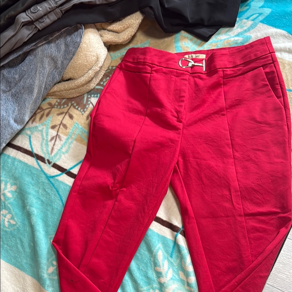 Women's Red Jeans
